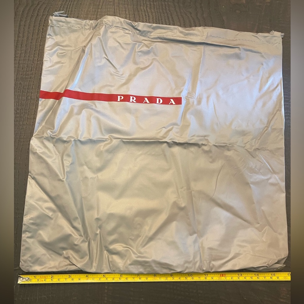 Prada waterproof dust bag